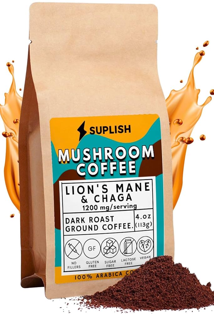 コーヒー Lion's Mane Coffee & RoarrringCoffee8oz Amazon.com : Teeccino Lion's Mane Rhodiola Coffee